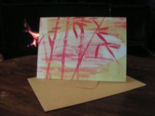 Load image into Gallery viewer, Christmas Cards (6 pack) - Zen Japanese Art - Wabisabi Festive season - Red Ink Paintings - Chinese Art - Festive Cards - Red Ink Drawing