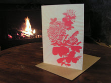 Load image into Gallery viewer, Christmas Cards (6 pack) - Zen Japanese Art - Wabisabi Festive season - Red Ink Paintings - Chinese Art - Festive Cards - Red Ink Drawing

