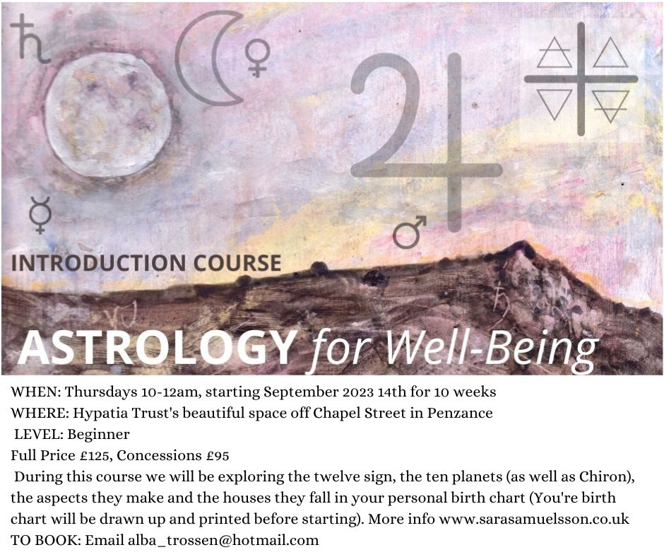 Astrology for Well-Being Course September 2023