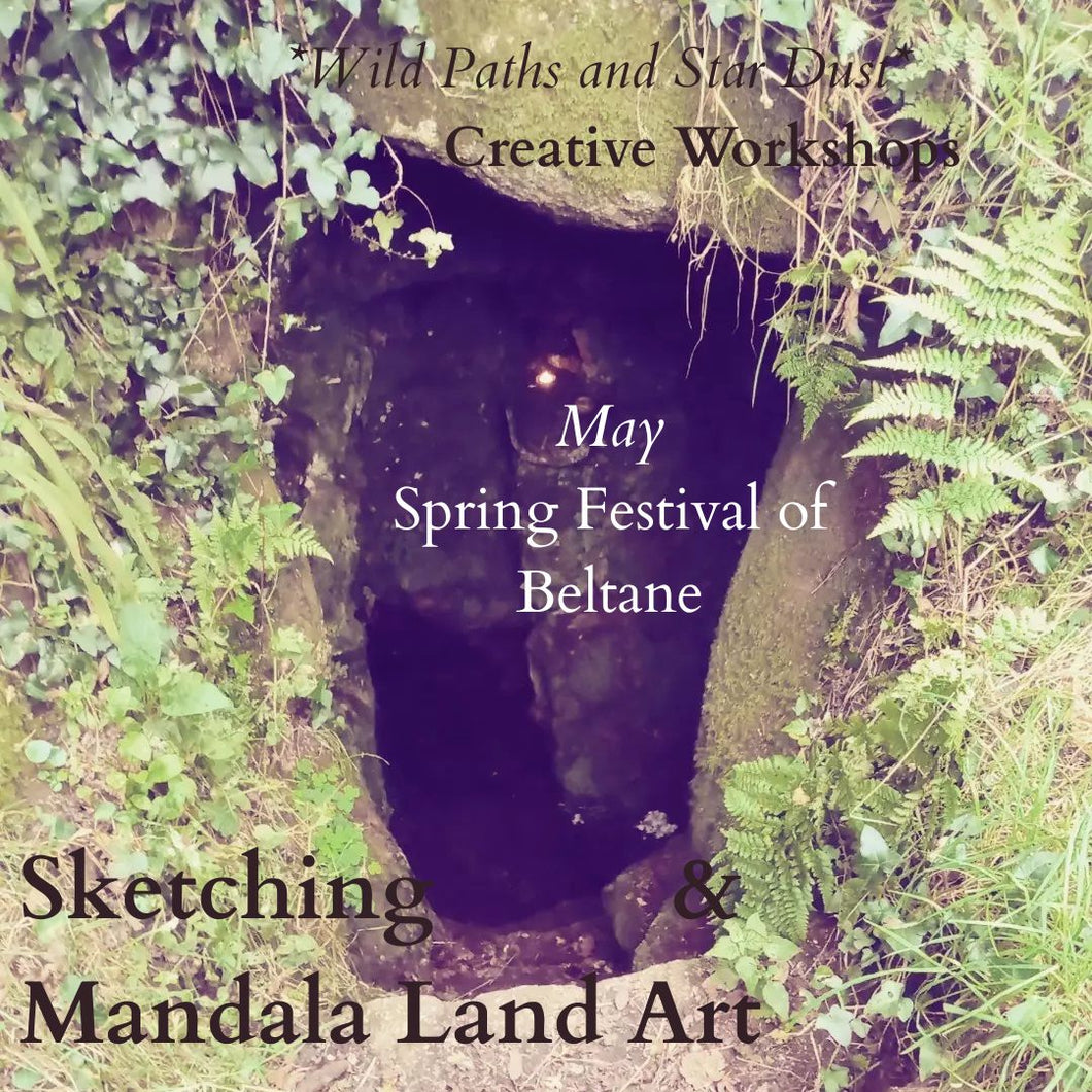SKETCHING AND MANDALA LAND ART @Sancreed Well